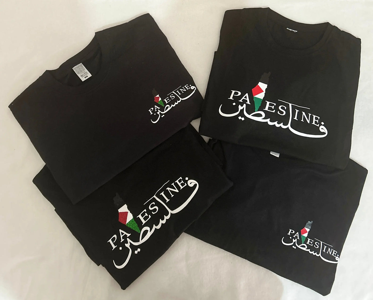 T-SHIRT PALESTINE PETIT LOGO LS CUSTOM